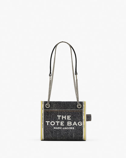 The Denim Chain Black Wash Tote Bag Marc Jacobs