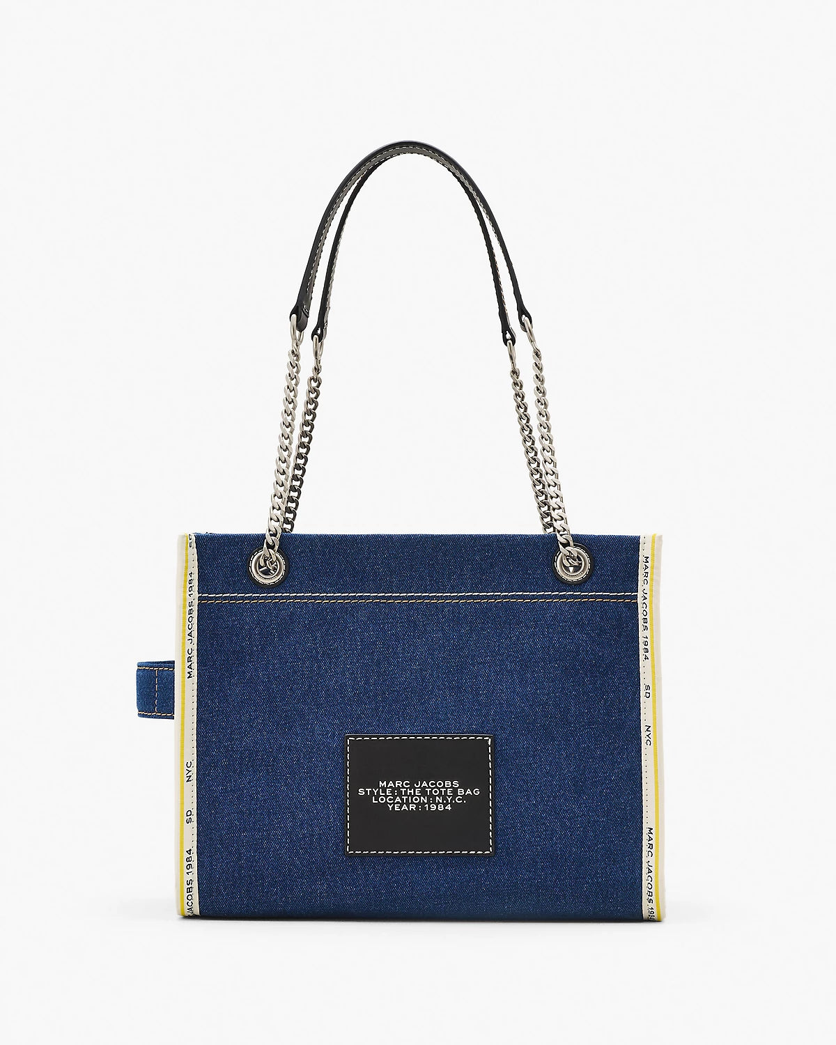 The Denim Chain Tote Bag Marc Jacobs