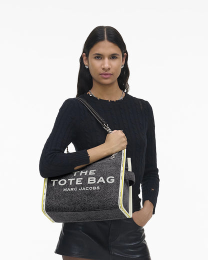 The Denim Chain Black Wash Tote Bag Marc Jacobs