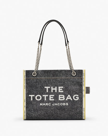 The Denim Chain Black Wash Tote Bag Marc Jacobs