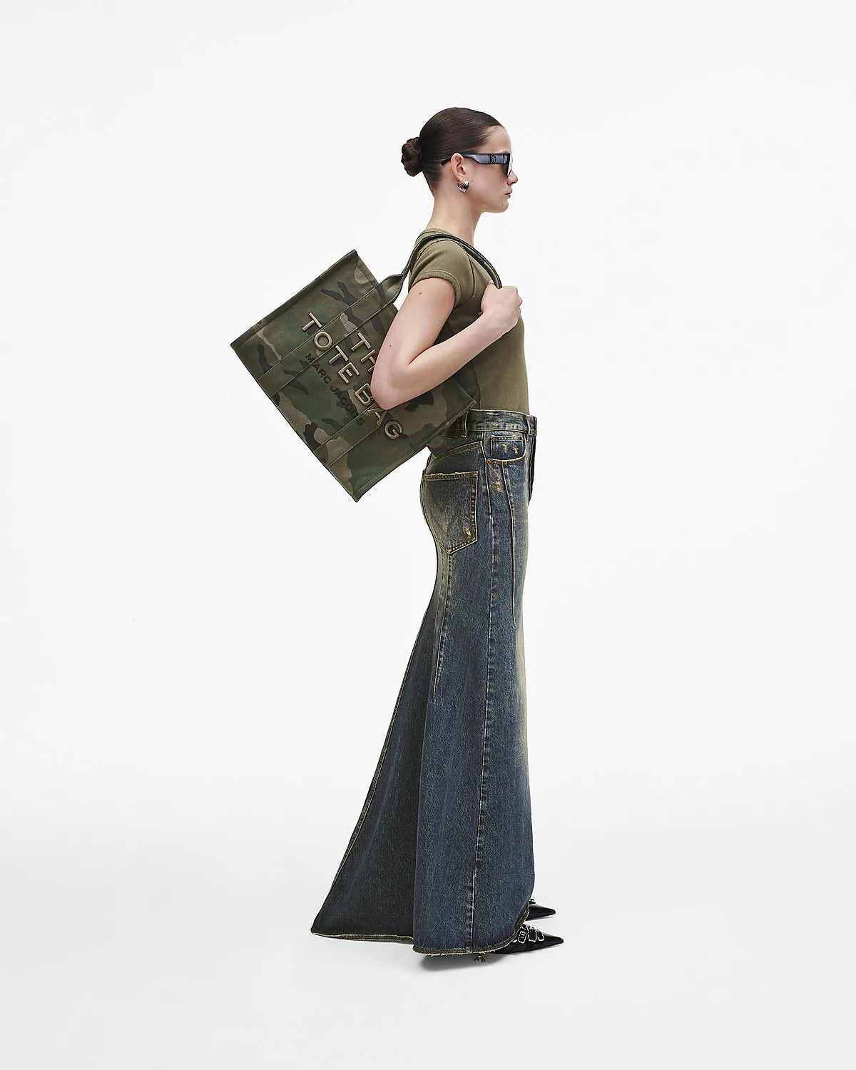 The Camo Jacquard Large Tote Bag Marc Jacobs