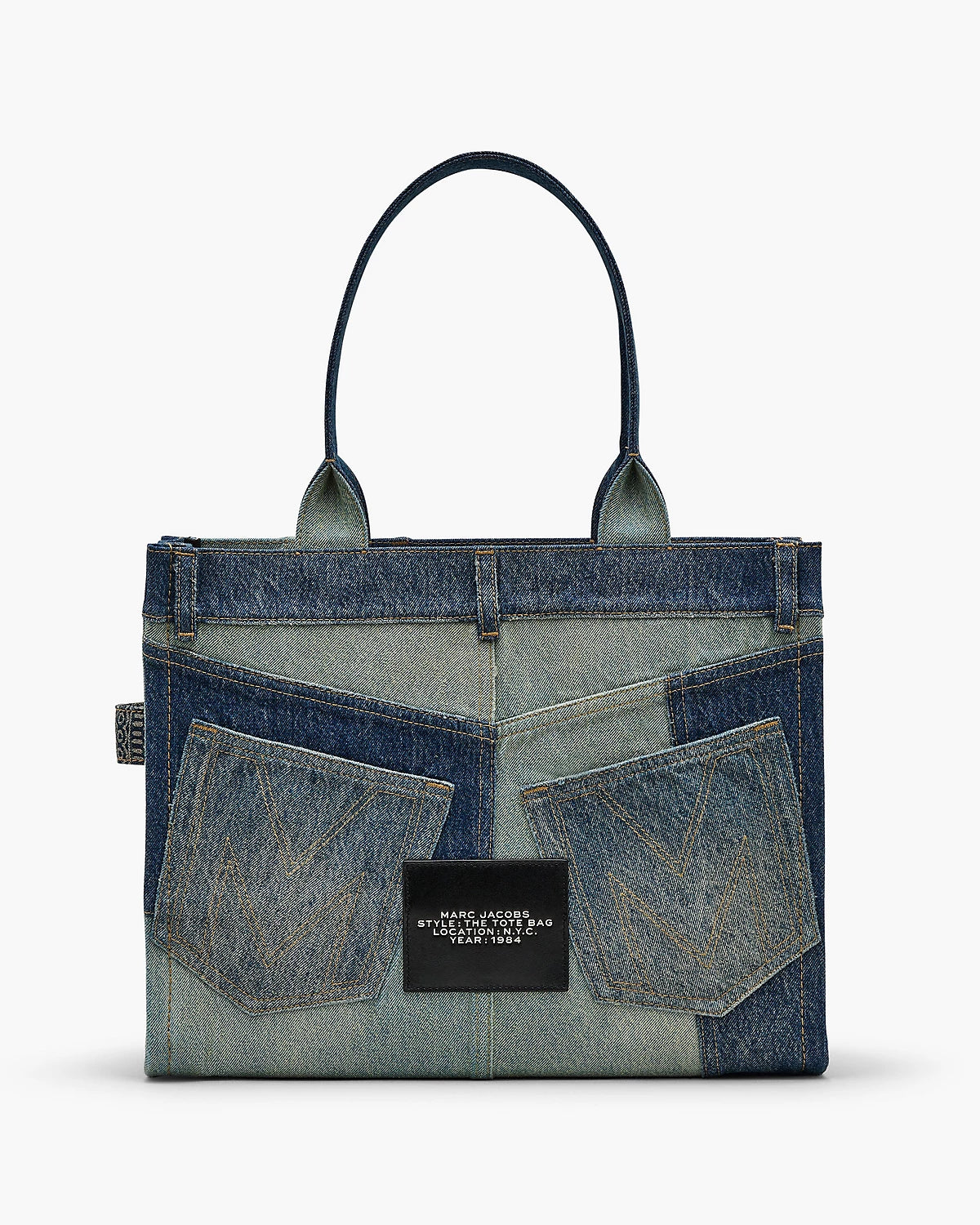 The Deconstructed Denim Large Tote Bag Marc Jacobs