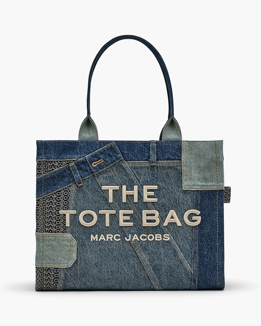 The Deconstructed Denim Large Tote Bag Marc Jacobs