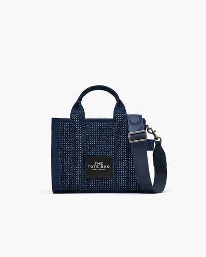 The Crystal Denim Small Tote Bag Marc Jacobs