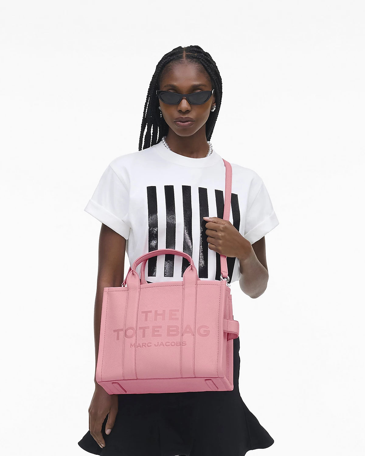 The Medium Ribbon Pink Tote Bag Marc Jacobs