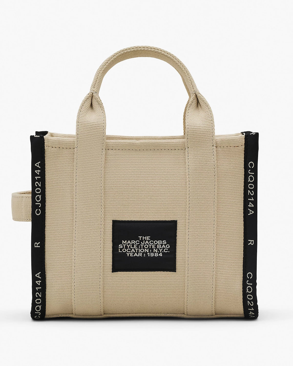 The Jacquard Small Warm Sand Tote Bag Marc Jacobs