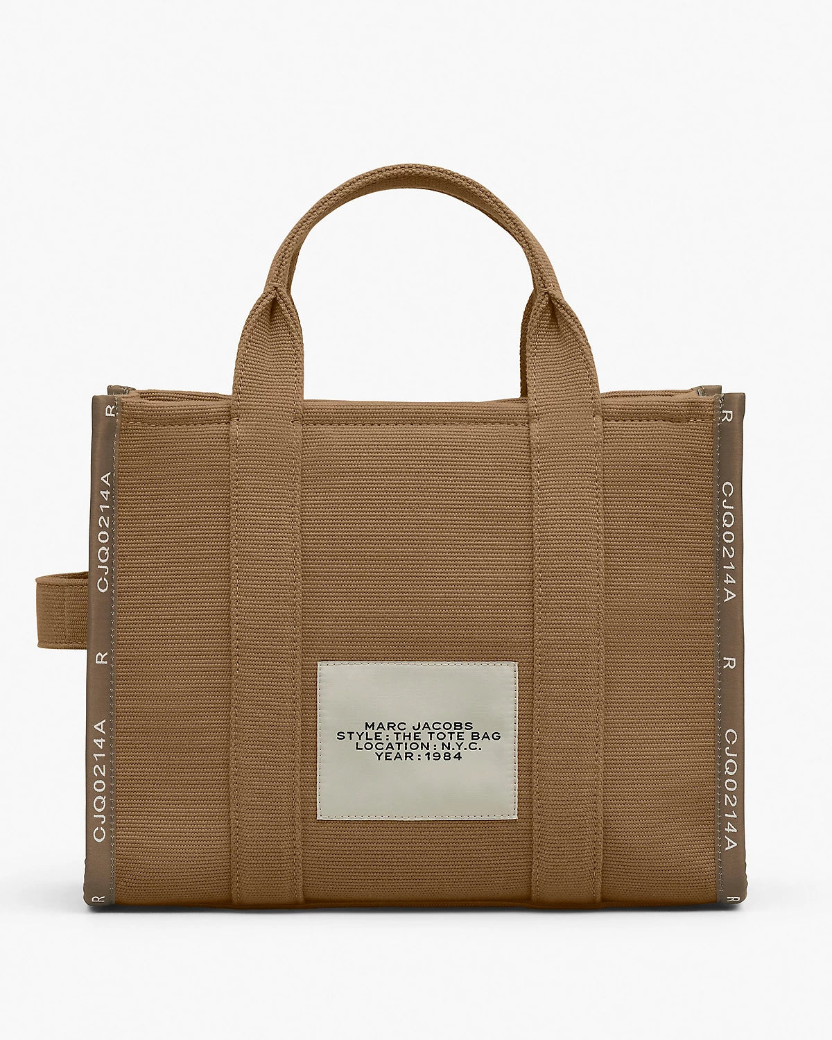 The Jacquard Medium Camel Tote Bag Marc Jacobs