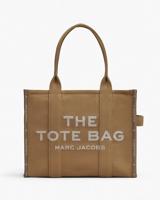 The Jacquard Large Camel Tote Bag Marc Jacobs